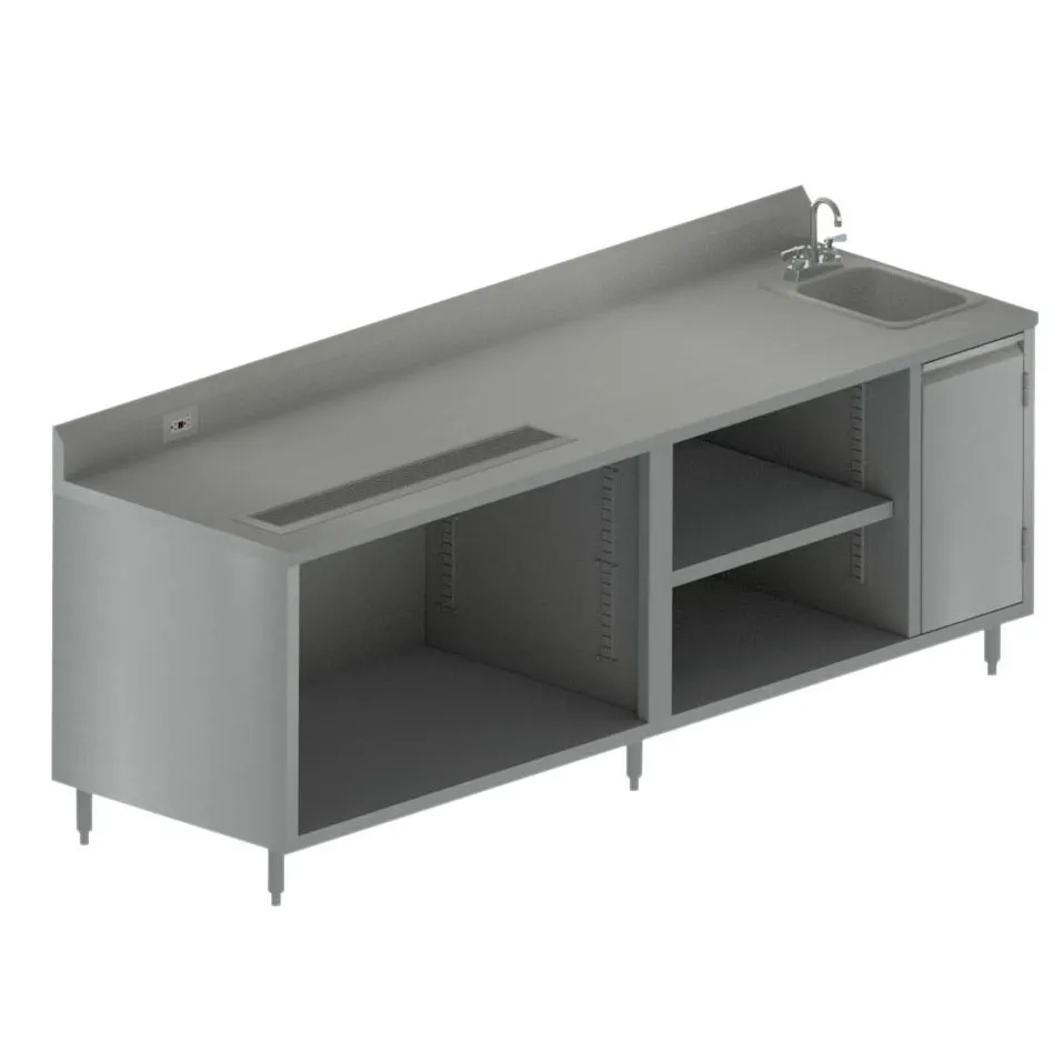 BK Resources BEVT-3096R 96" Beverage Counter
