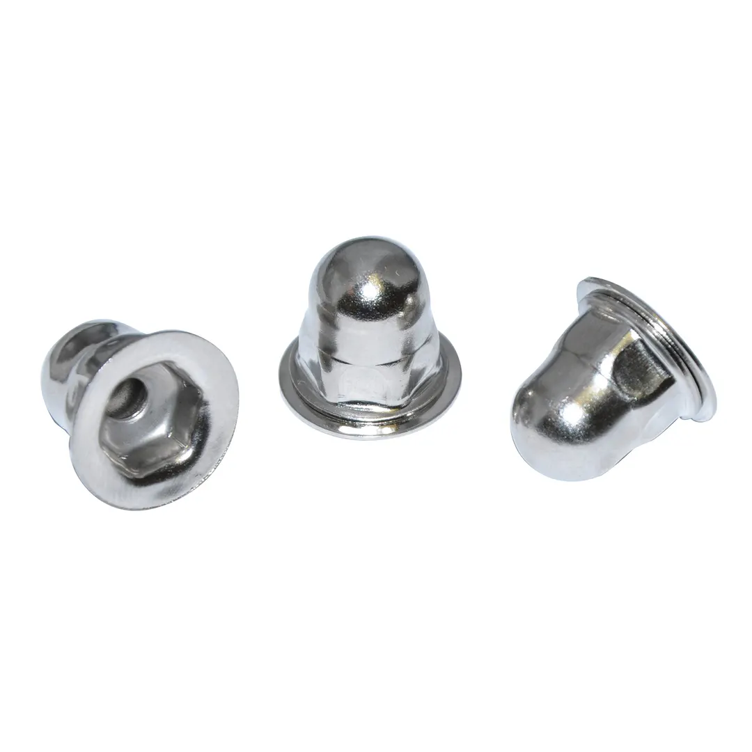 BK Resources BK-NPDN-1024 Dome Nut, #10-24, Nickel Plated