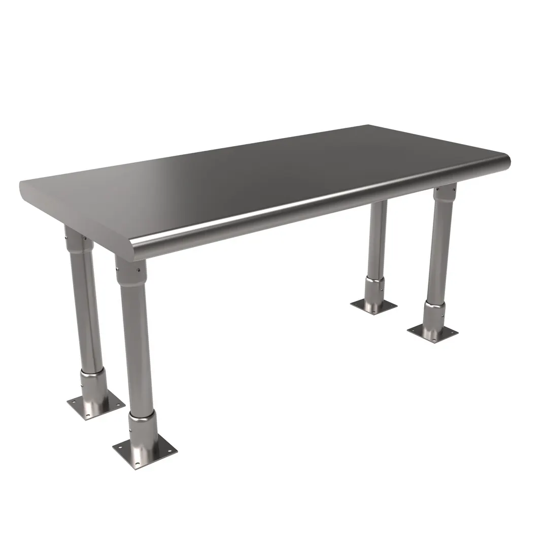 BK Resources BK-OSS-1836BN Single Overshelf, Table Mount, 36"W X 18"D