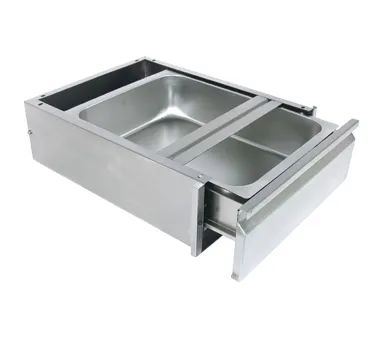 BK Resources BKDWR-1820-ASSY-SS Drawer Assembly, 15"D X 20"W X 5"H Pan Size
