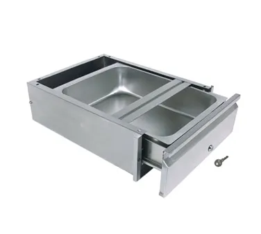 BK Resources BKDWR-2015-ASSY-L-SS 17" Drawer Work Table