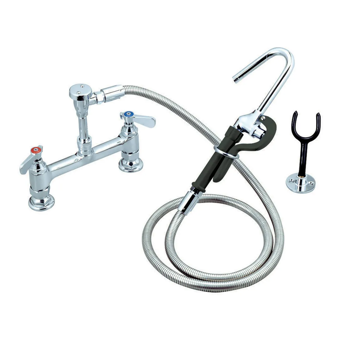 BK Resources BKF-8DMPF-G Optiflow™ Pot Filler Assembly, Deck Mount, 8" Oc