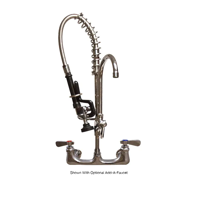 BK Resources BKF-SMPR-MINI Optiflow™ Mini Pre-Rinse, 8" Oc Faucet