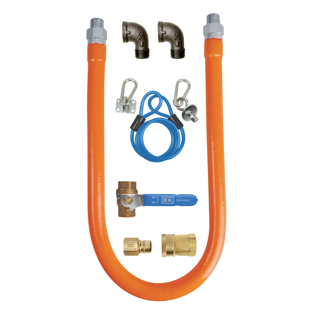 BK Resources BKG-GHC-10060-SCK3 Gas Hose Connection Kit # 3