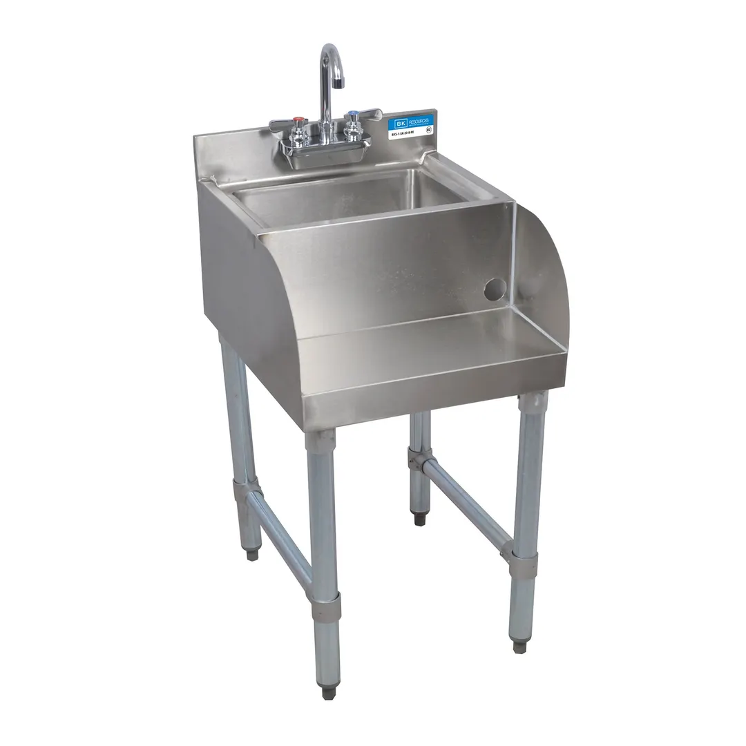BK Resources UB4-21-1410BSS 18" Underbar Blender Station with Dump Sink