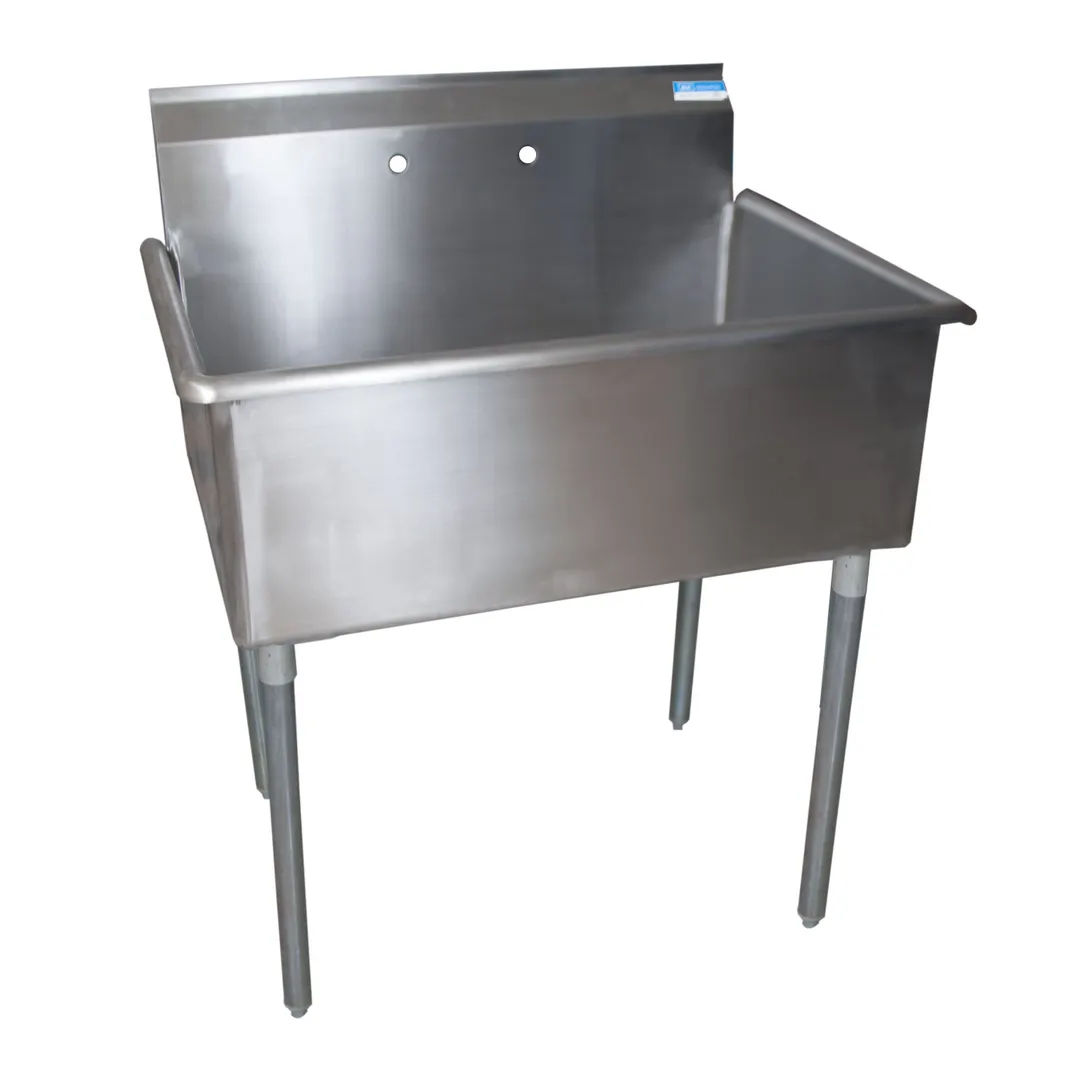 BK Resources BKUS6-1-3624-14 One Compartment Sink, 39"W X 27-1/2"D X 41-1/4"H