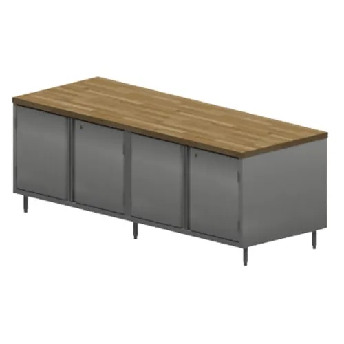BK Resources CMT-3096HL2 Dual Access Chef Table