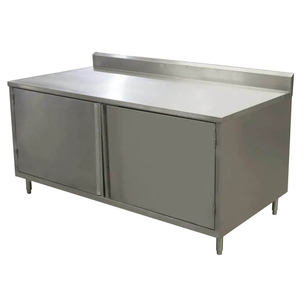 BK Resources CSTR5-3072H 72" Work Table, Cabinet Base with Hinged Doors
