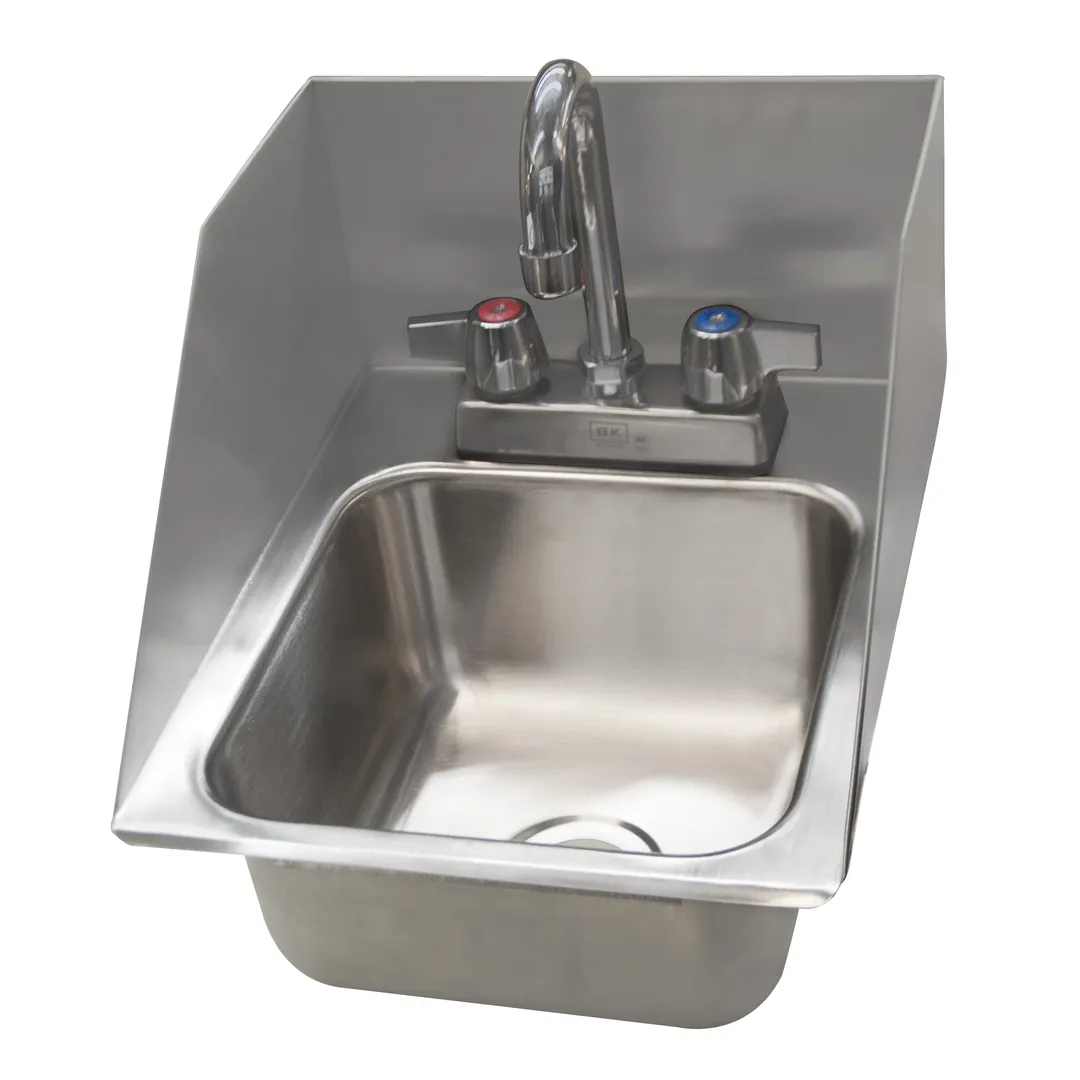 BK Resources DDI-0909524S-P-G Deep Drawn Drop-In Sink, One Compartment