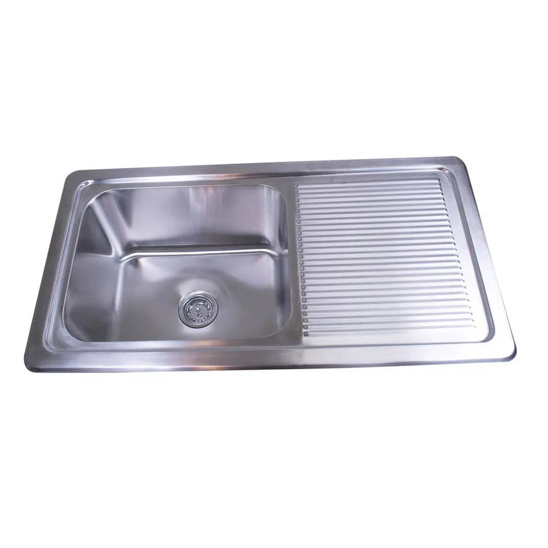 BK Resources DDI-20161224-1D Deep Drawn Drop-In Sink, One Compartment