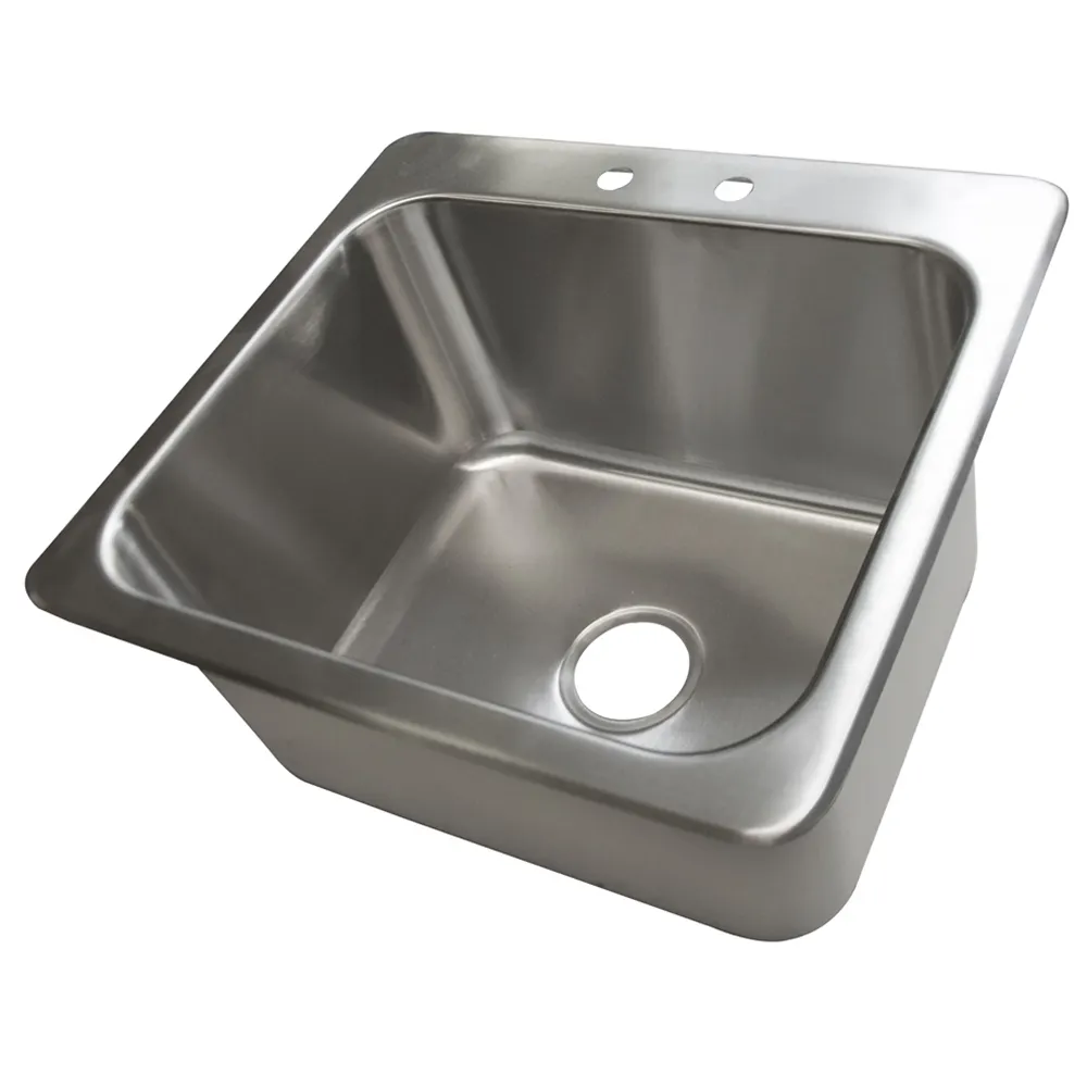 BK Resources DDI-20161224 Deep Drawn Drop-In Sink, One Compartment