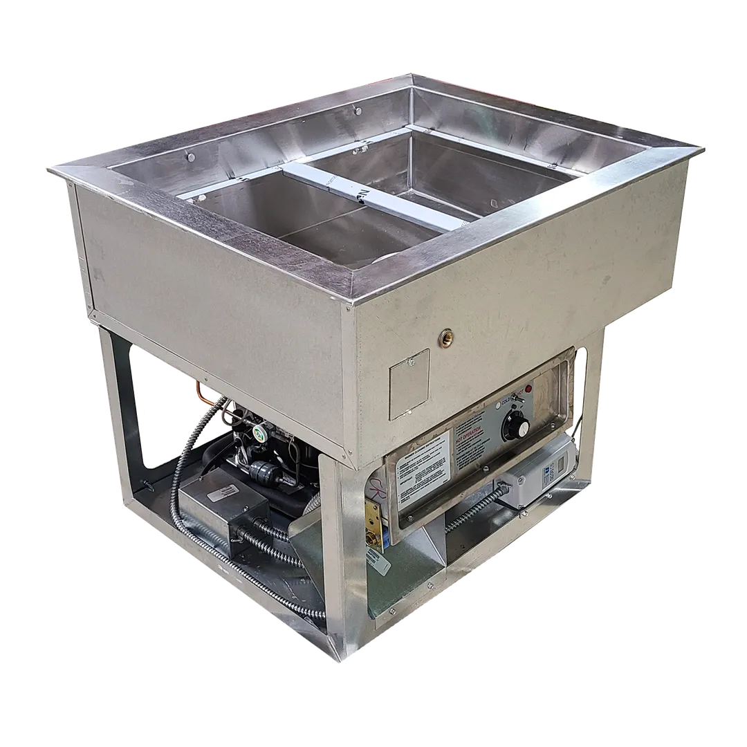 BK Resources E-DT-2 Dual Temperature Drop-In Hot/Cold Food Well, (2) Well