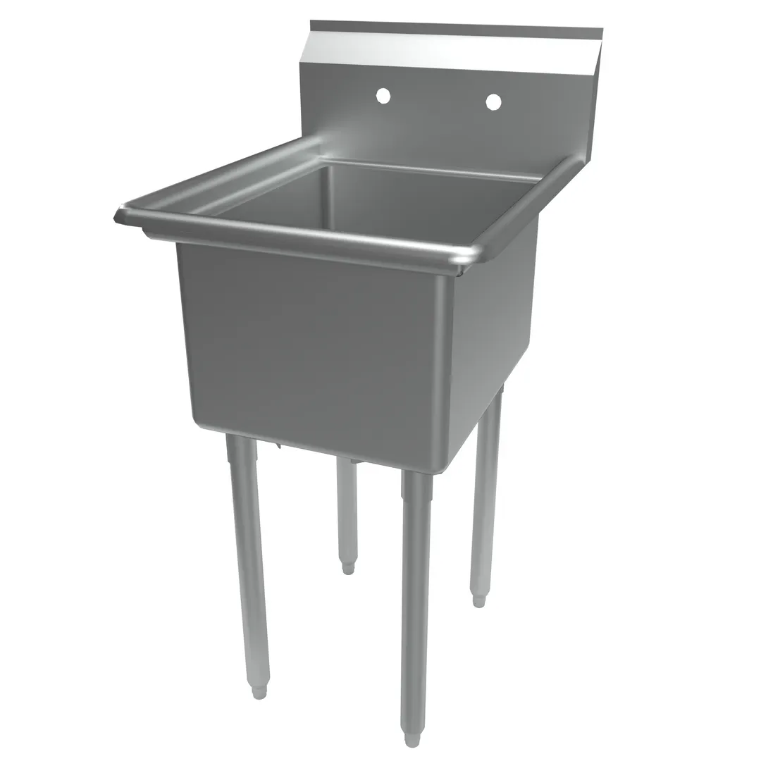 BK Resources ES-1-1620-12 One Compartment Sink