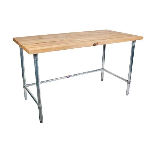 BK Resources MFTGOB-4836 Work Table with Galvanized Open Base