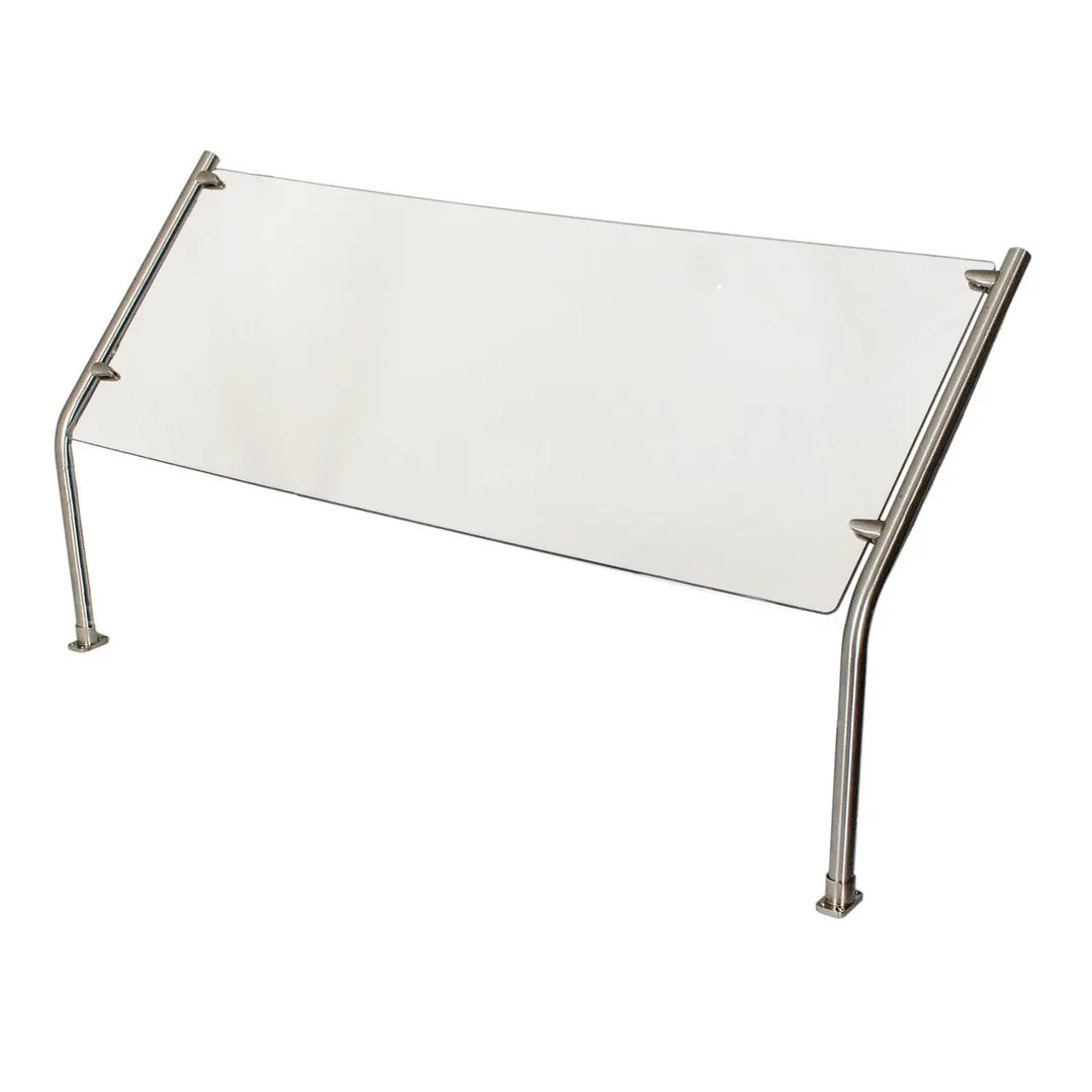 BK Resources SG-45SS-48 45° Angled Sneeze Guard, Self-Serve Style