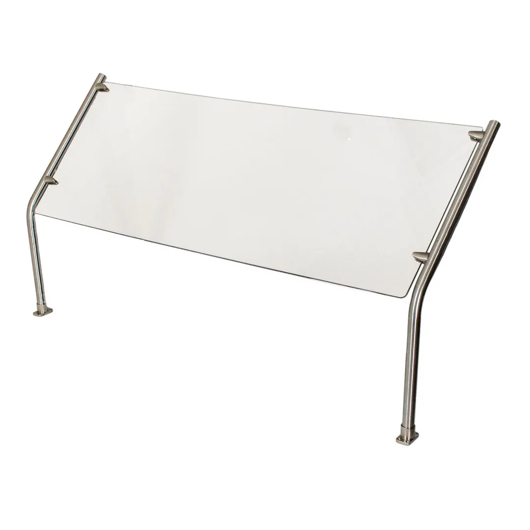 BK Resources SG-45SS-84 45° Angled Sneeze Guard, Self-Serve Style