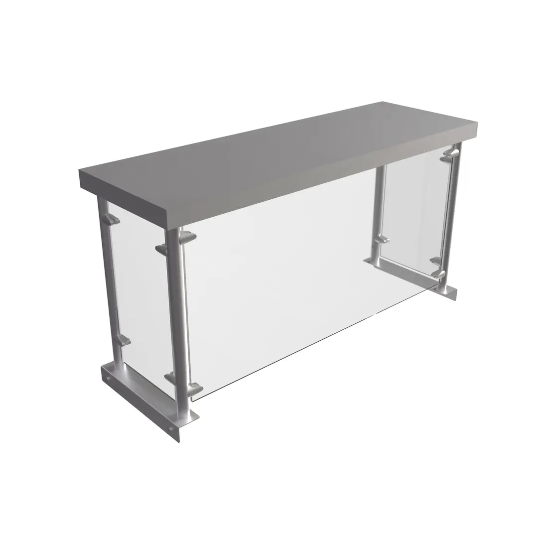 BK Resources SG-FCS-36 Sneeze Guard Overshelf, For Steam Tables
