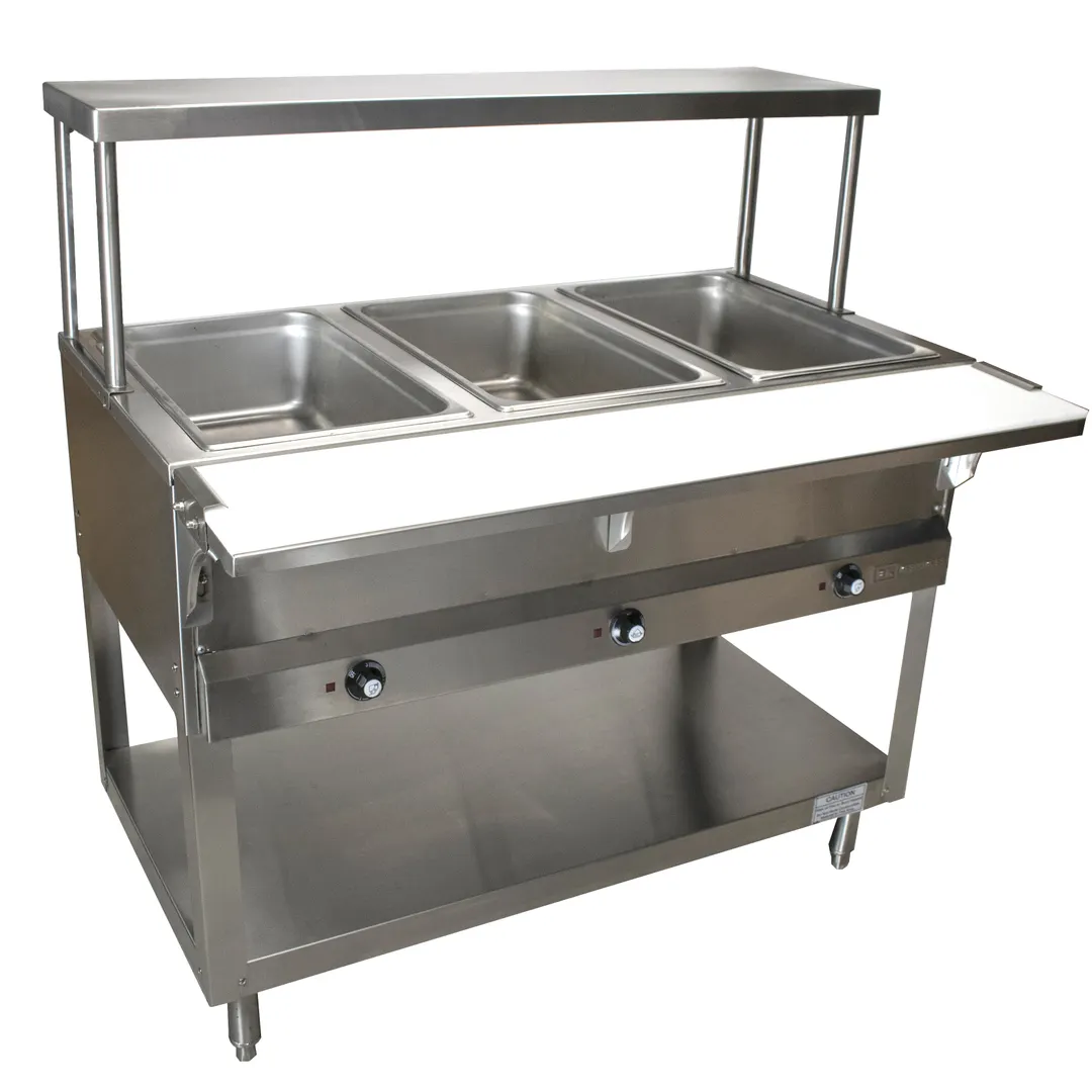 BK Resources STE-4-OSS Single Overshelf, For Ste/Sw Steam Tables with (4) Wells