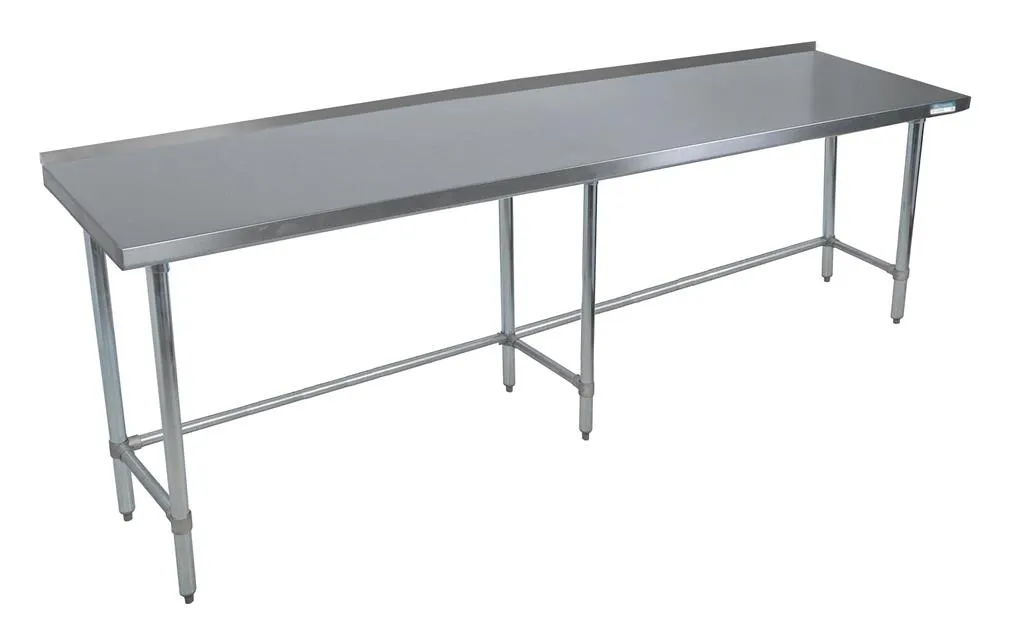 BK Resources SVTROB-1884 Work Table with Open Base, 84"W X 18"D X 34-3/4"H