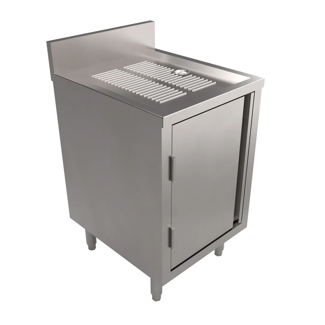 BK Resources UBC-1821H Under Bar Cabinet with Hinged Door, 18"W X 21"D Base