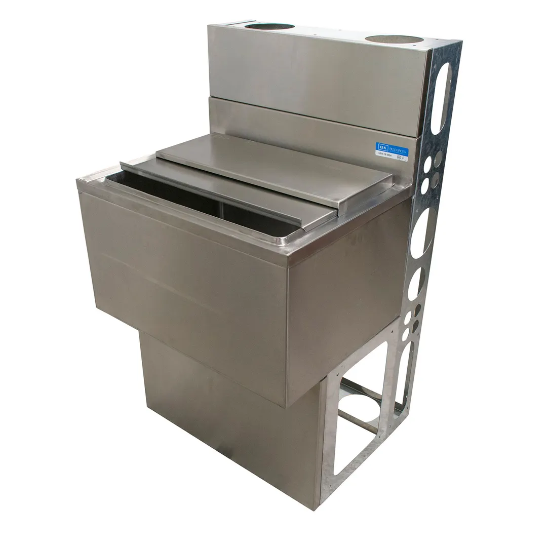 BK Resources UBDW-18-IB24 Underbar Ice Bin / Cocktail Unit, 66 Ibs. Capacity