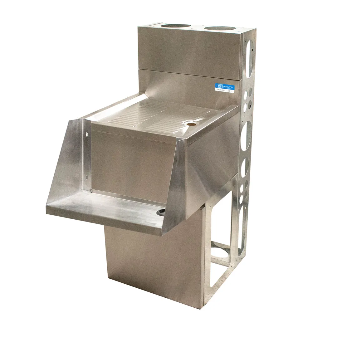 BK Resources UBDW-21-BDMX18 Underbar Blender Station with Drainboard