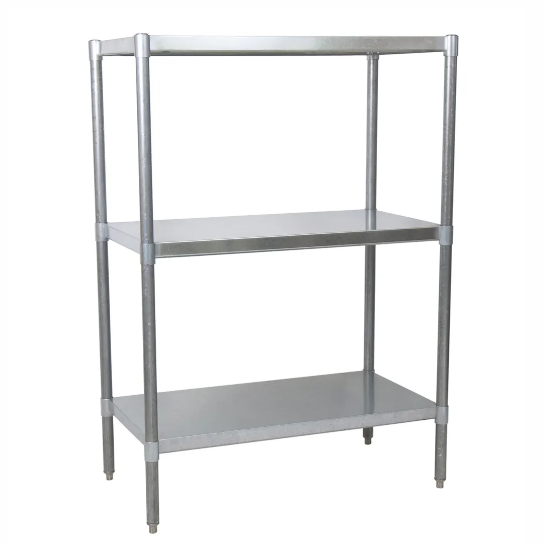 BK Resources VSU5-6724 Galvanized Steel Dry Storage Shelving Unit - 67"W x 24"D x 60"H