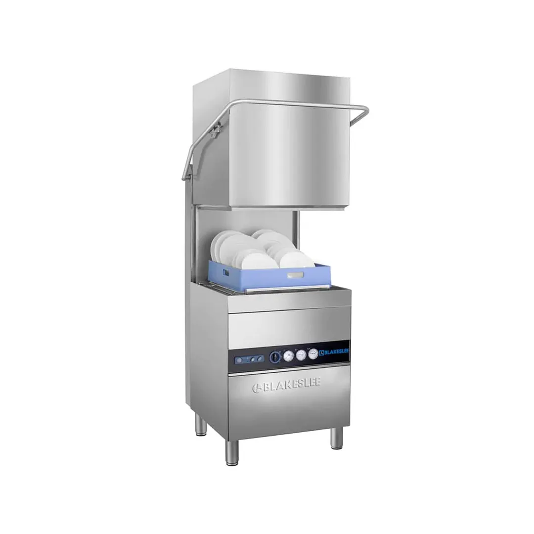 Blakeslee D-18-1 Hood Type Dishwasher, 30 Racks/Hr -24 Gal/Hr - High Temp with Booster