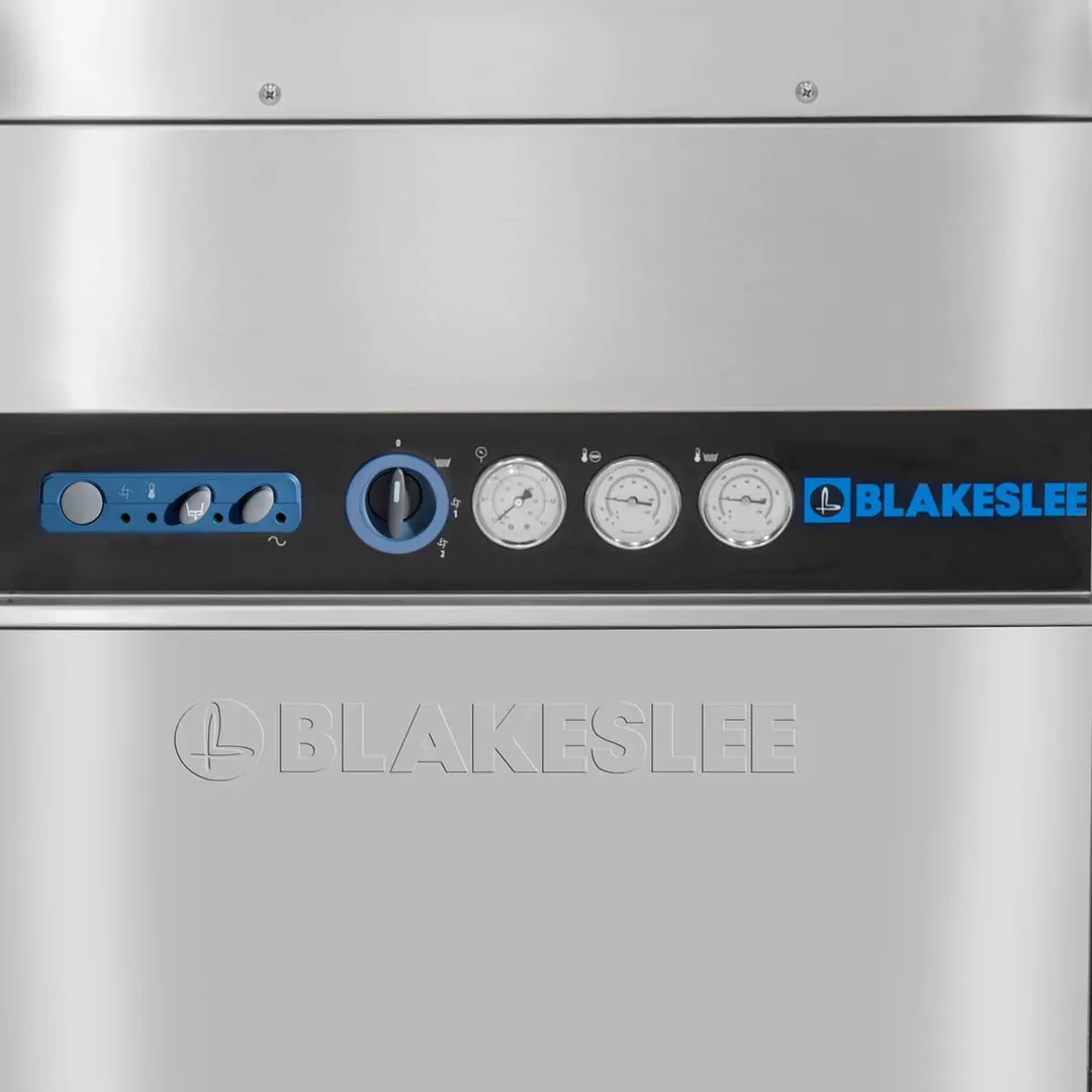 Blakeslee D-18-1 Hood Type Dishwasher, 30 Racks/Hr -24 Gal/Hr - High Temp with Booster