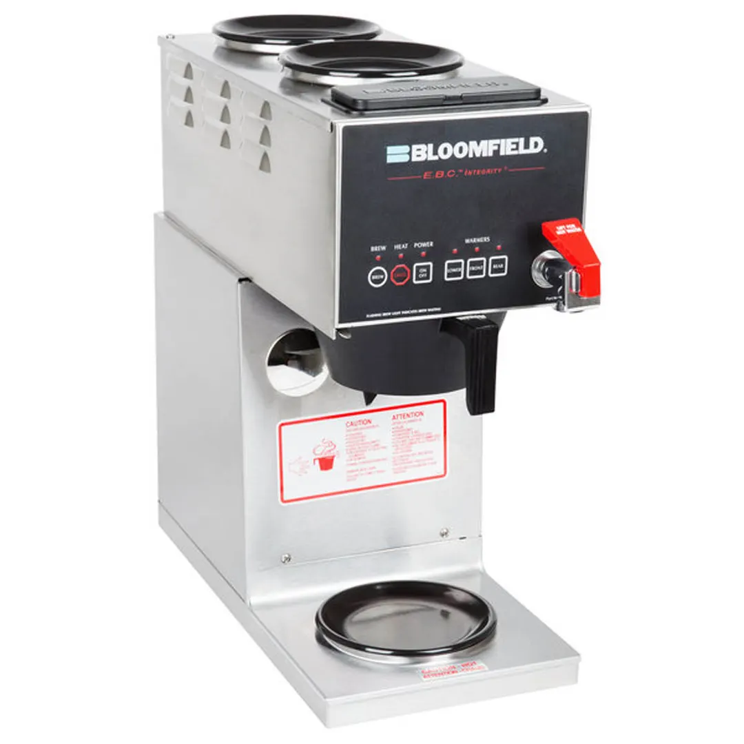 Bloomfield 1012D3F-120V Automatic Fill Coffee Brewer for Decanters With Hot Water Faucet, Single