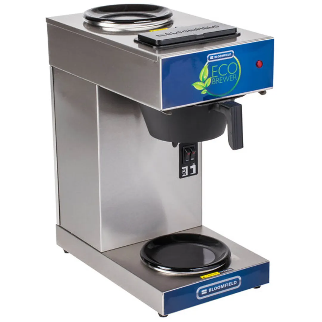 Bloomfield 4543-D2-120V Manual Water Fill Coffee Brewer for Decanters, No Hot Water Faucet - Single