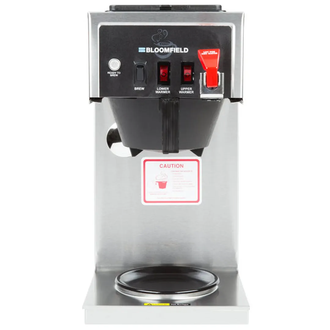 Bloomfield 8540D2F-120V Automatic Fill Coffee Brewer for Decanters With Hot Water Faucet, Single