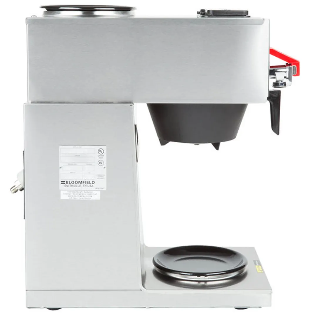 Bloomfield 8540D2F-120V Automatic Fill Coffee Brewer for Decanters With Hot Water Faucet, Single