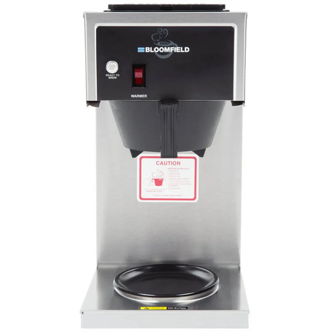 Bloomfield 8542-D1-120V Manual Water Fill Coffee Brewer for Decanters, No Hot Water Faucet - Single