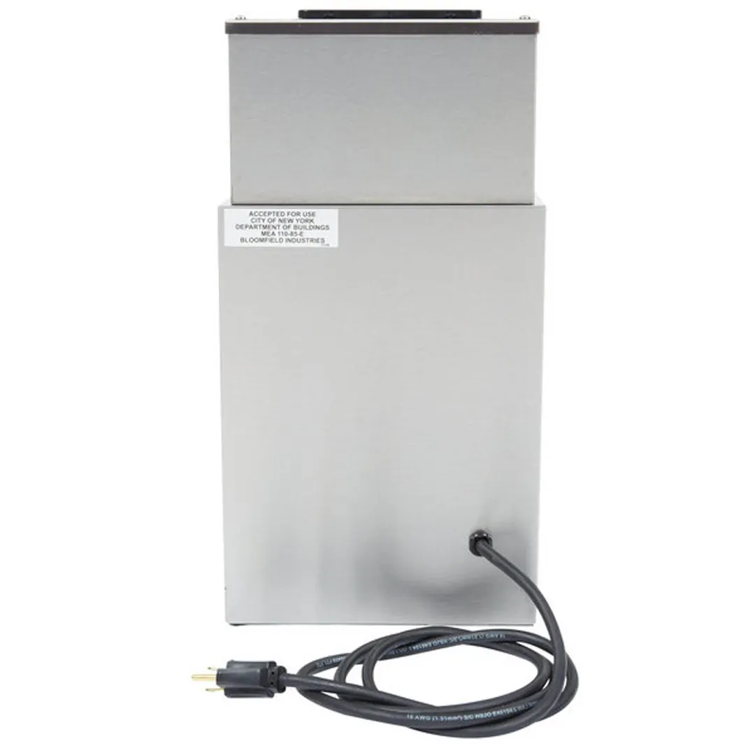 Bloomfield 8542-D1-120V Manual Water Fill Coffee Brewer for Decanters, No Hot Water Faucet - Single