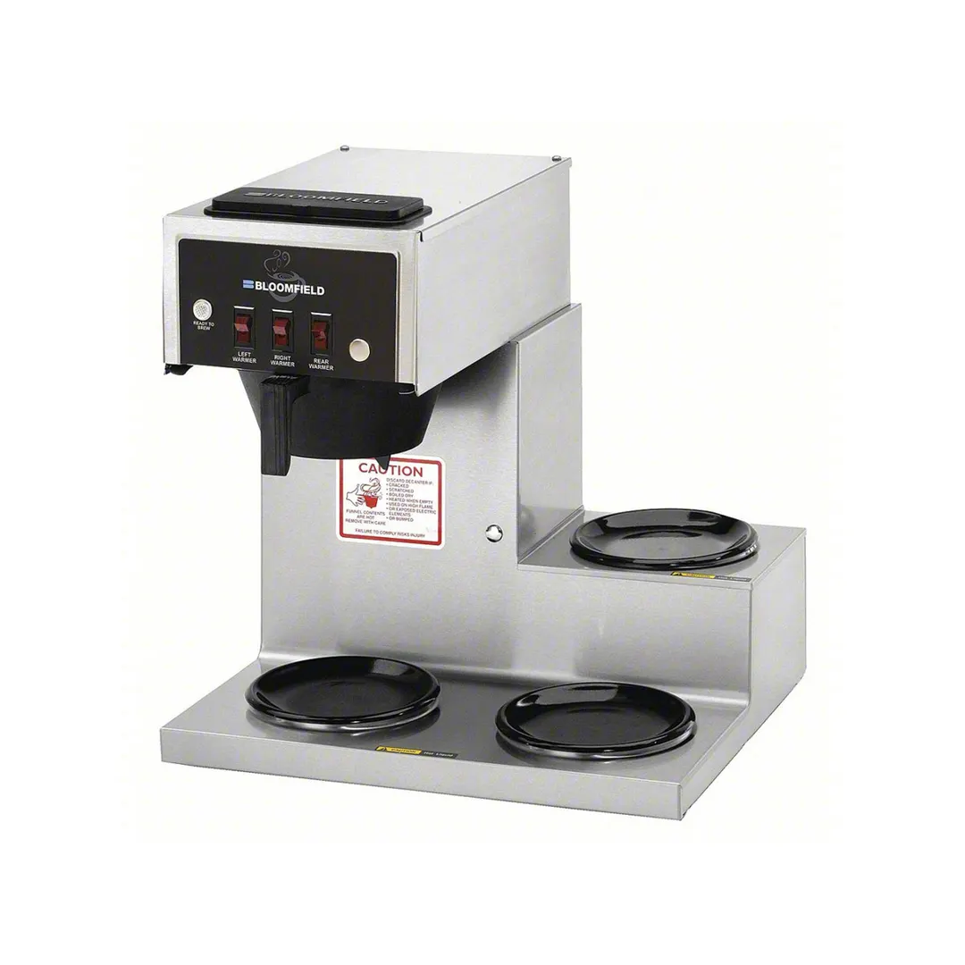 Bloomfield 8571-D3-120V Manual Water Fill Coffee Brewer for Decanters / Single