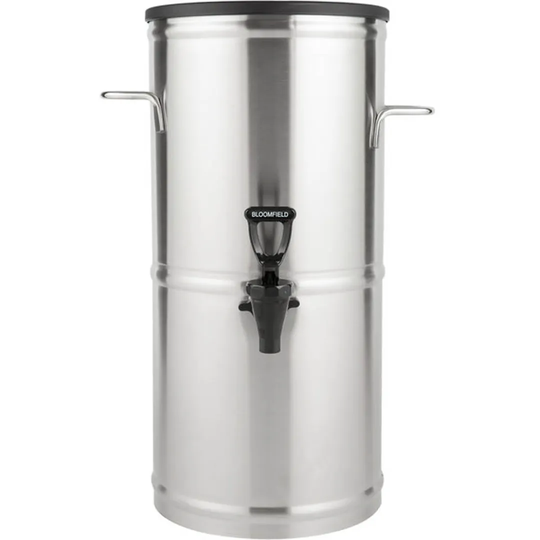 Bloomfield 8799-3G Round Stainless Steel Iced Tea Dispenser - 3 gal / Single Valve