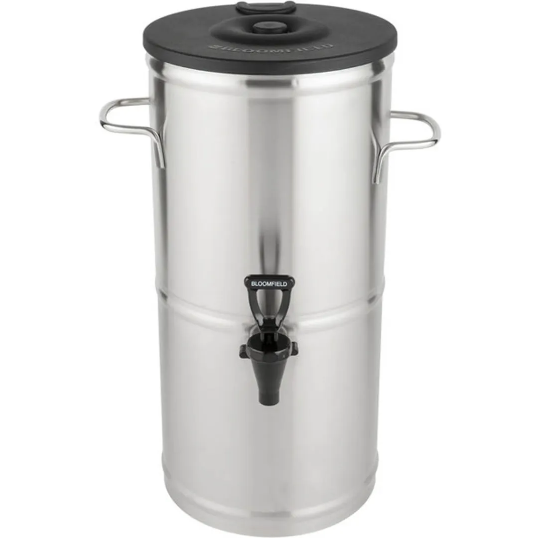 Bloomfield 8799-3G Round Stainless Steel Iced Tea Dispenser - 3 gal / Single Valve