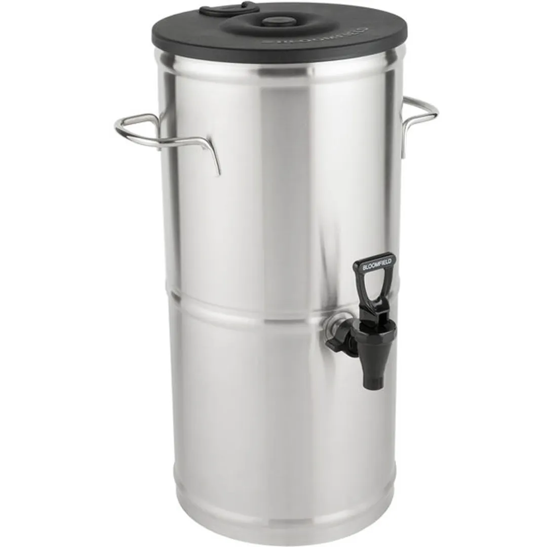 Bloomfield 8799-3G Round Stainless Steel Iced Tea Dispenser - 3 gal / Single Valve