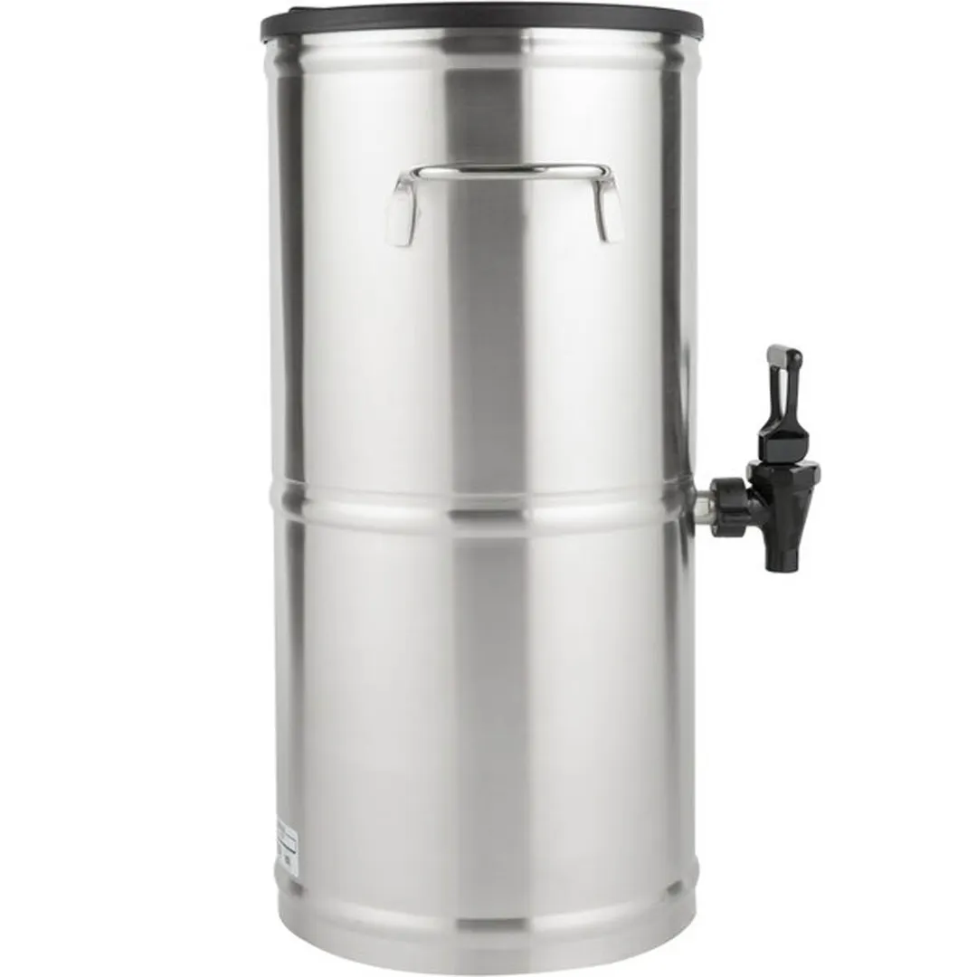 Bloomfield 8799-3G Round Stainless Steel Iced Tea Dispenser - 3 gal / Single Valve