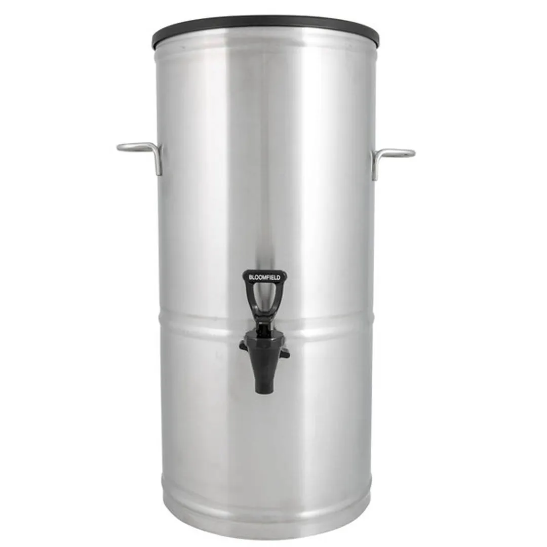 Bloomfield 8802-5G Round Stainless Steel Iced Tea Dispenser - 5 gal / Single Valve