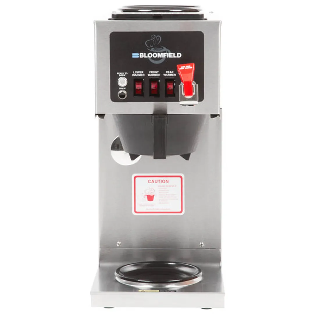 Bloomfield 9012D3F-120V Automatic Fill Coffee Brewer for Decanters With Hot Water Faucet, Single