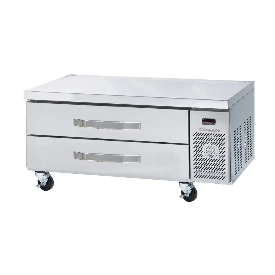 Blue Air BACB36-HC 36" 2 Drawers Refrigerated Chef Base w/ Stainless Steel Flat Top