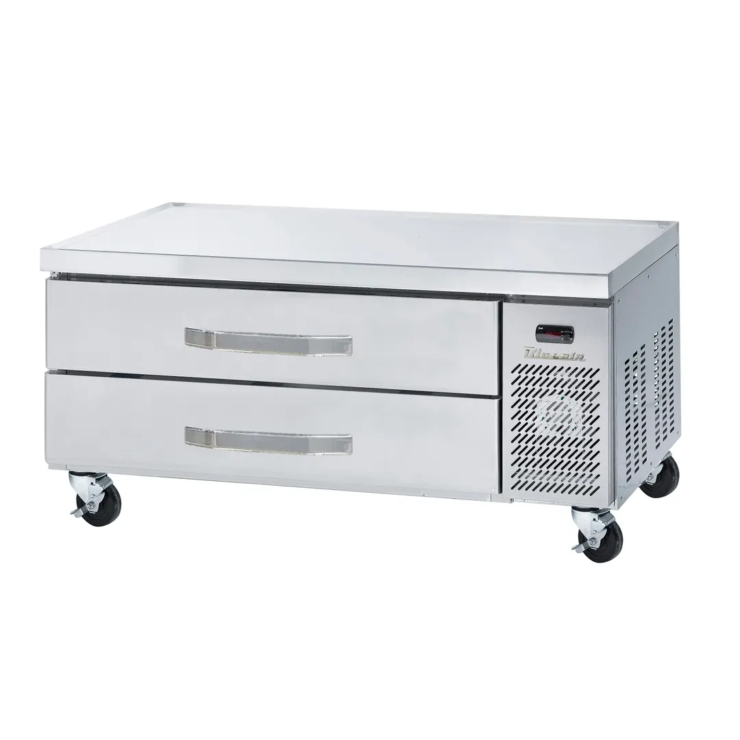 Blue Air BACB53M-HC 53" 2 Drawers Refrigerated Chef Base w/ Marine Edge, 8.6 cu. ft.