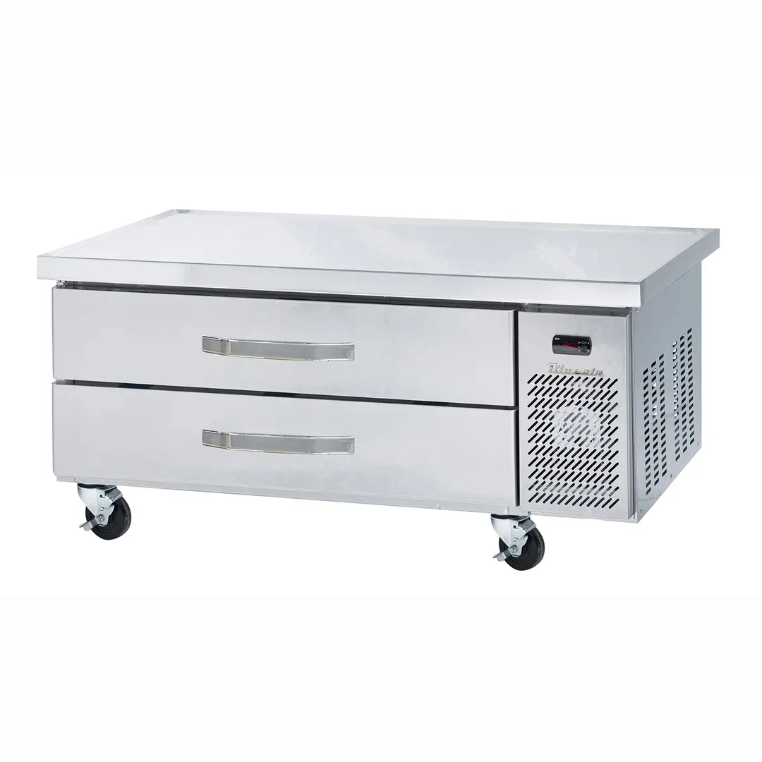 Blue Air BACB60M-HC 60" 2 Drawers Refrigerated Chef Base w/ Marine Edge, 9.8 cu. ft.