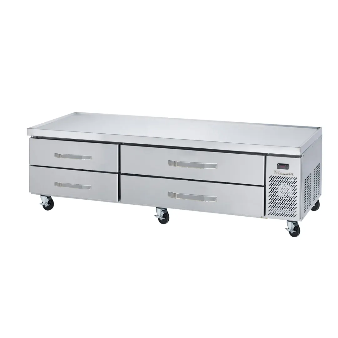 Blue Air BACB86M-HC 86" 4 Drawers Refrigerated Chef Base w/ Marine Edge, 17.2 cu. ft.