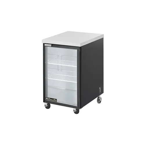 Blue Air BBB23-1SG-HC 23" One Glass Door Back Bar Cooler, Stainless Steel