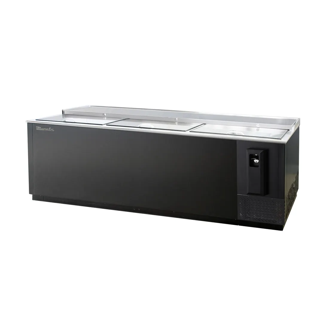 Blue Air BBC-95B-HC 95" Bottle Cooler 3 Slide Tops, 31.3 cu. ft.