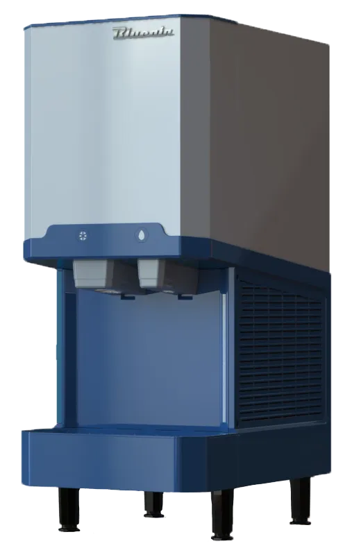 Blue Air BLDN-280A 16" Countertop Nugget 282 lb Ice & Water Dispenser, Air Cooled, 10 lb Bin