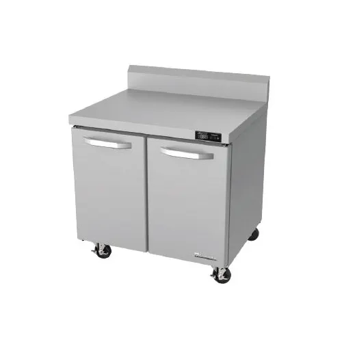Blue Air BLUF36-WT-HC 36" 2-Section Worktop Freezer w/ 2 Doors, 9.5 cu. ft.